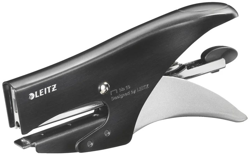 Heftzange Style, Heftleistung: 15 Blatt, satin-schwarz från Leitz – produktbild
