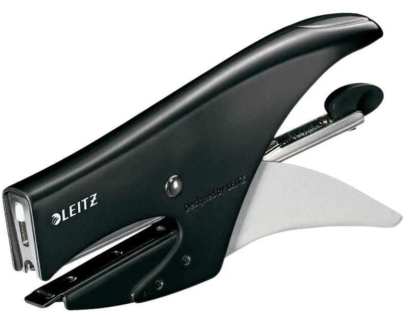 Heftzange WOW, Heftleistung: 15 Blatt, schwarz by Leitz – product photo