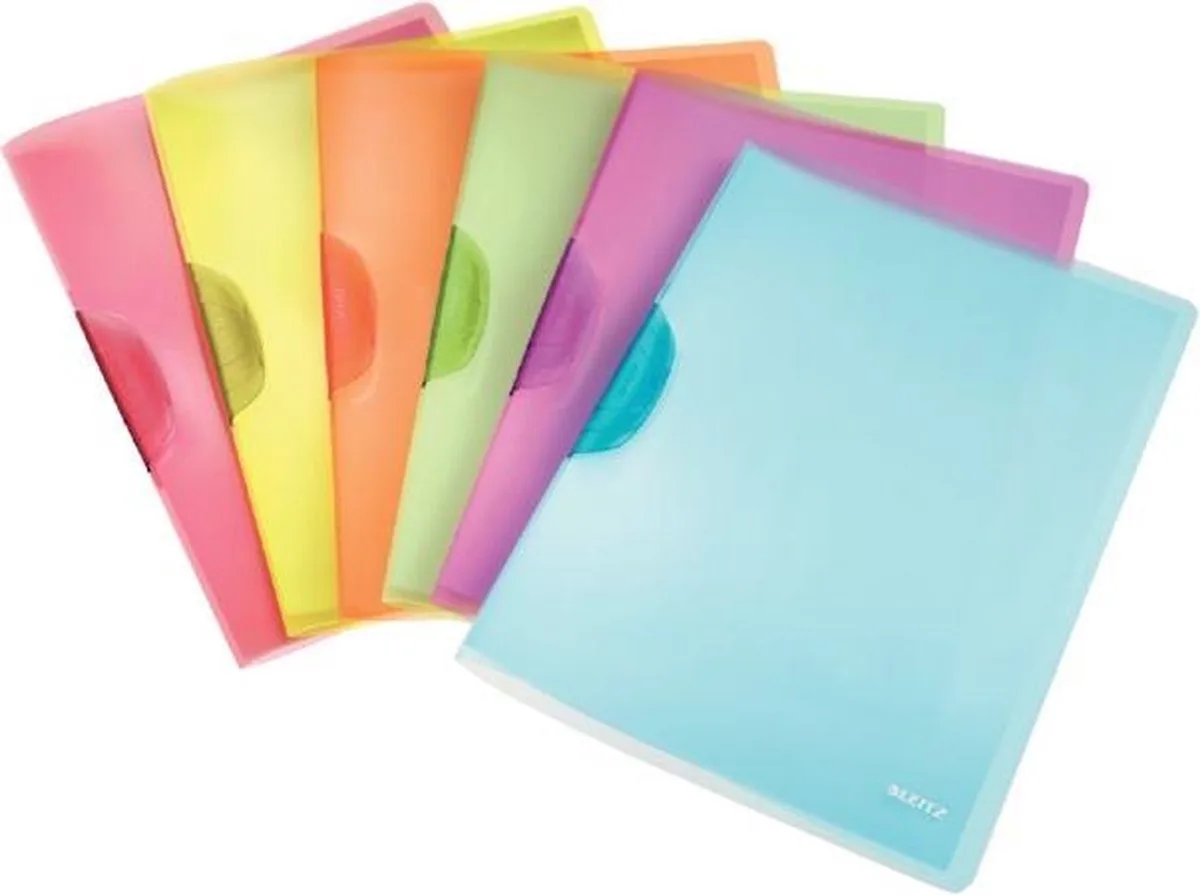 KLEMMAP LEITZ 4176 A4 PP 6 stuks in ASSORTI von Leitz in False – Produktfoto