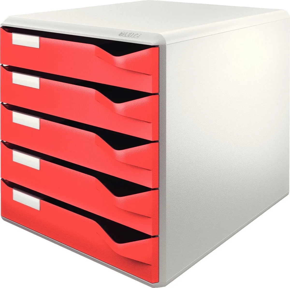 Ladenblok (5 laden) - Wit/Rood von Leitz in Rot – Produktfoto