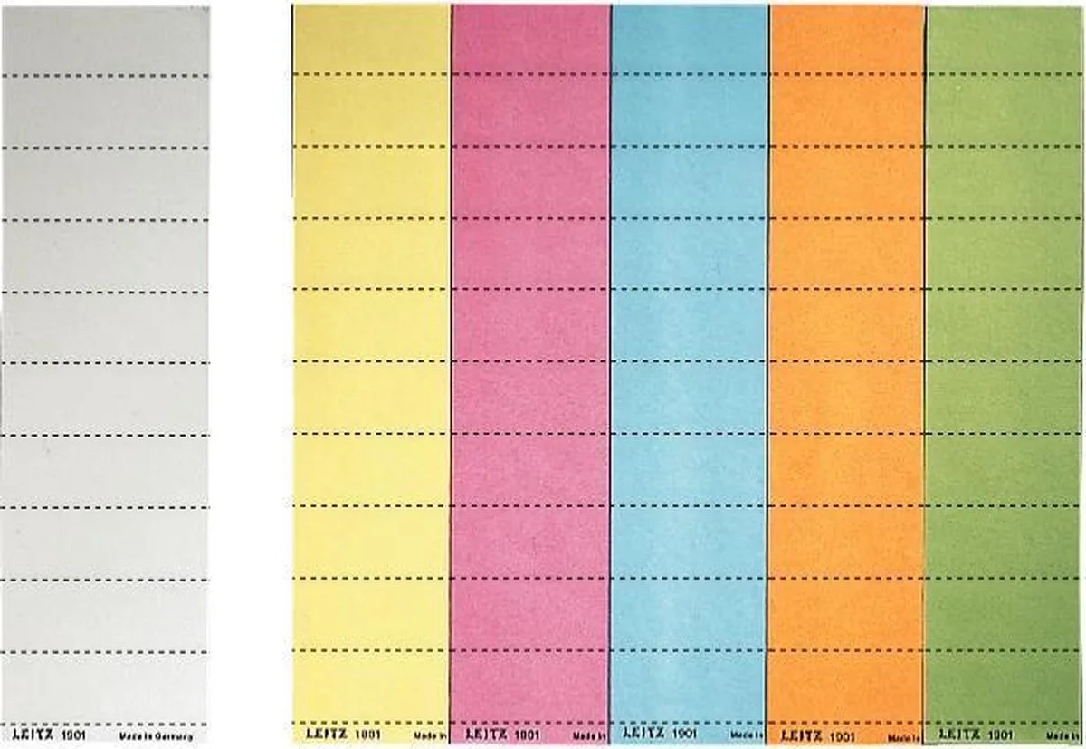 Lege gele etiketten, 60 x 21 mm von Leitz in Gelb – Produktfoto