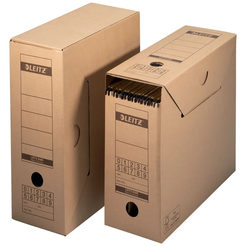 Leitz 60860000 tijdschriftenhouder Karton Bruin | 10 stuks by Leitz – product photo