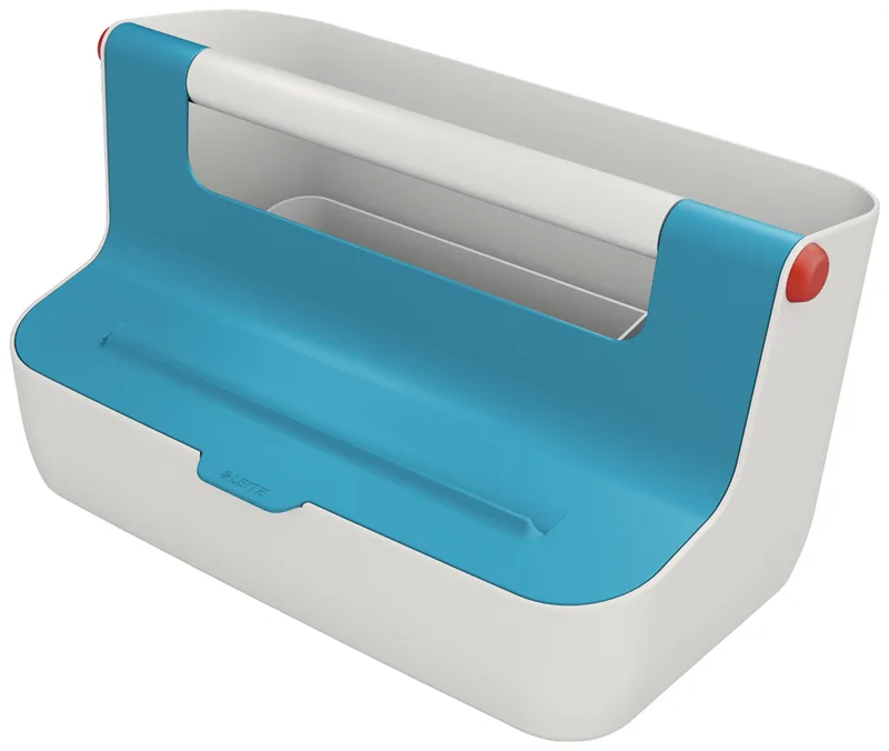 Mobile Aufbewahrungsbox Cosy, hellgrau/blau by Leitz – product photo