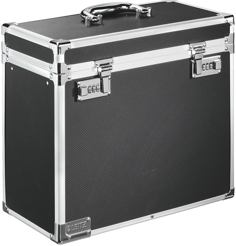 Mobile Hängeregistratur-Box, schwarz/chrom by Leitz – product photo