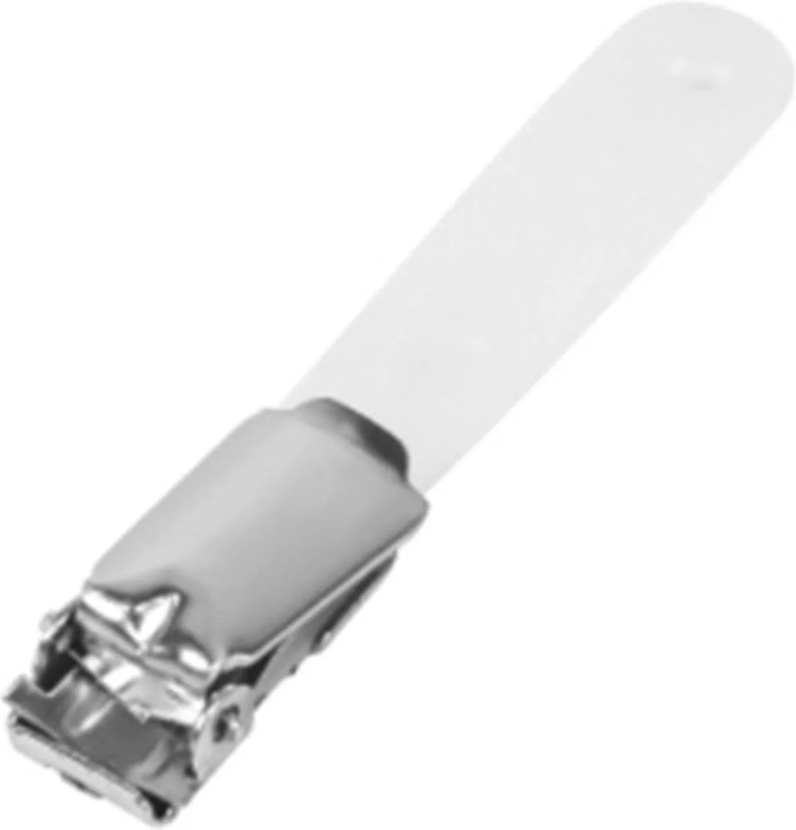 Naambadge clip | kunststof labelband met clip voor identificatie kaarten | 100 stuks | 33553 | zonder houder van Leitz in Transparant – productfoto