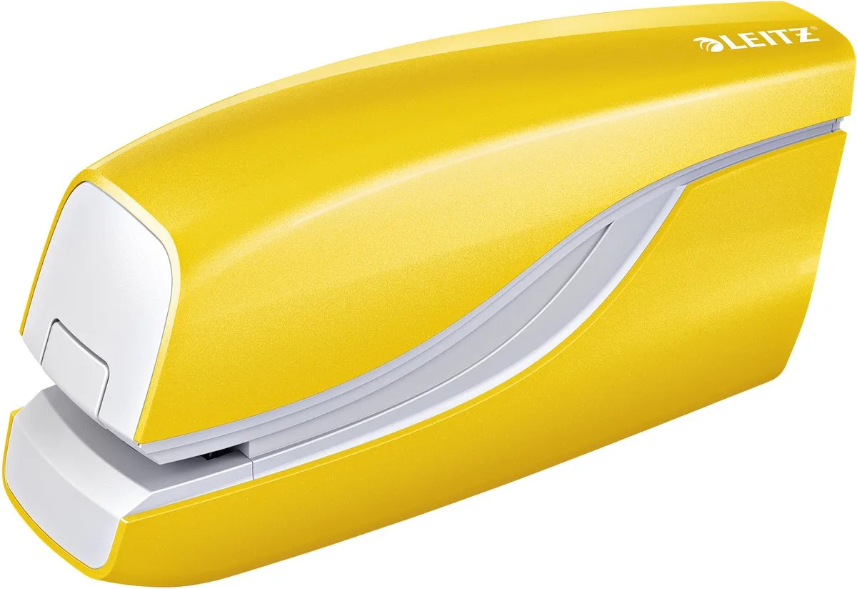 NeXXt WOW Batterijgedreven Elektrische Nietmachine voor Contactloos Nieten - Niet tot 10 Vel de Leitz en Jaune – photo produit