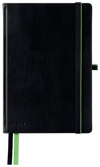 Cahier à Couverture Rigide 80 Feuilles Ligné Horizontalement Format A5 de Leitz – photo produit 1 sur 6