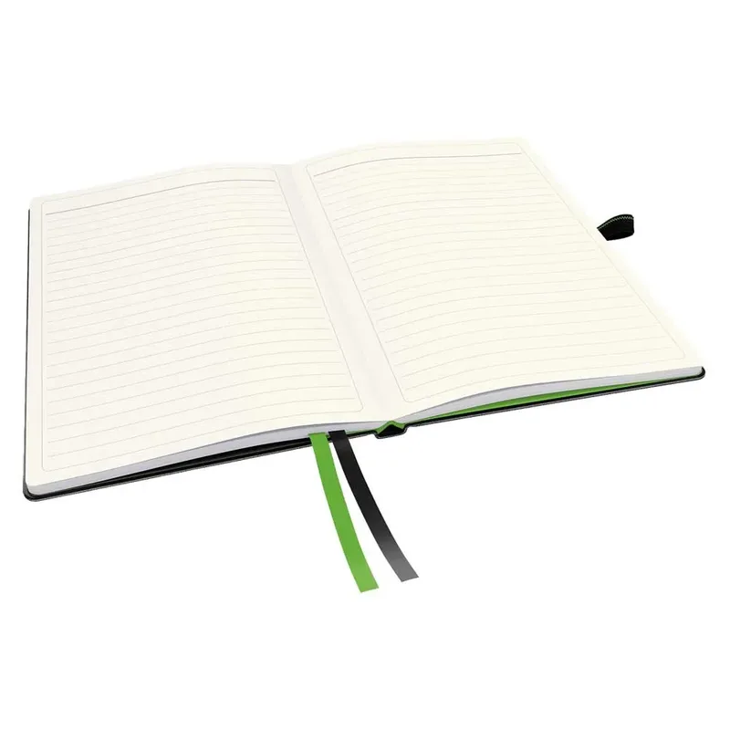 Cahier à Couverture Rigide 80 Feuilles Ligné Horizontalement Format A5 de Leitz – photo produit 2 sur 6