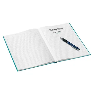 Notitieboek Leitz WOW A4 160 pagina's 90gr lijn ijsblauw von Leitz – Produktfoto 2 von 3