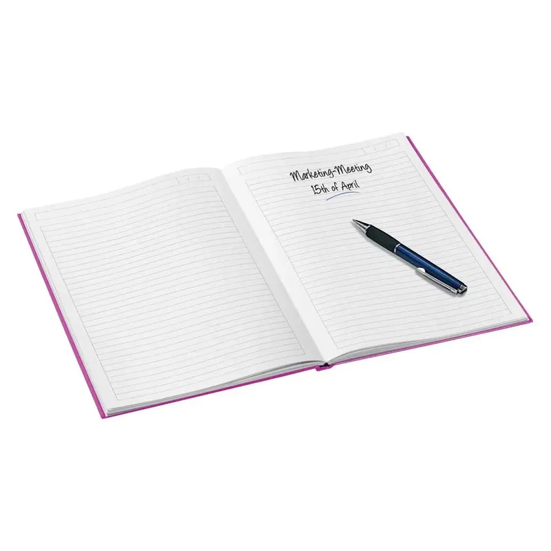 Notitieboek Leitz WOW A4 160 pagina's 90gr lijn roze de Leitz – photo produit 2 sur 3