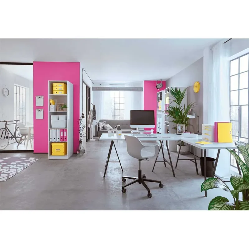 Notitieboek Leitz WOW A4 160 pagina's 90gr lijn roze de Leitz – photo produit 3 sur 3