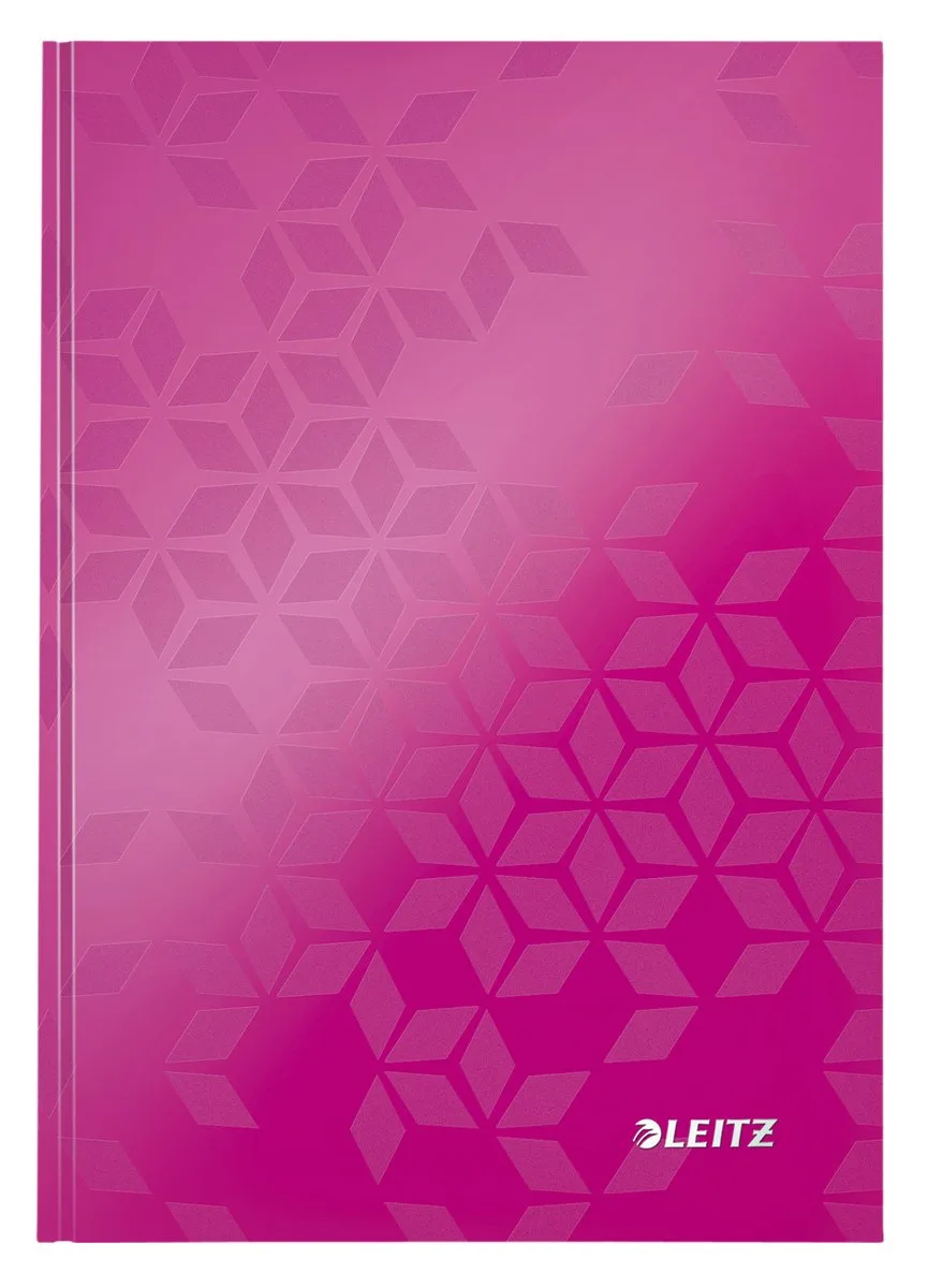 Notitieboek leitz wow a5 160blz 90gr lijn | 6 stuks von Leitz in Rosa – Produktfoto