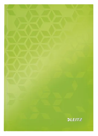 Notitieboek Leitz WOW A5 160blz 90gr lijn groen by Leitz – product photo 1 of 4