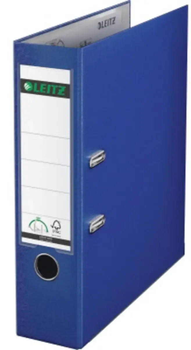 Ordner 1010 DIN A4 Rückenbreite: 80 mm Nachtblau 2 Bügel 10105068 de Leitz – photo produit