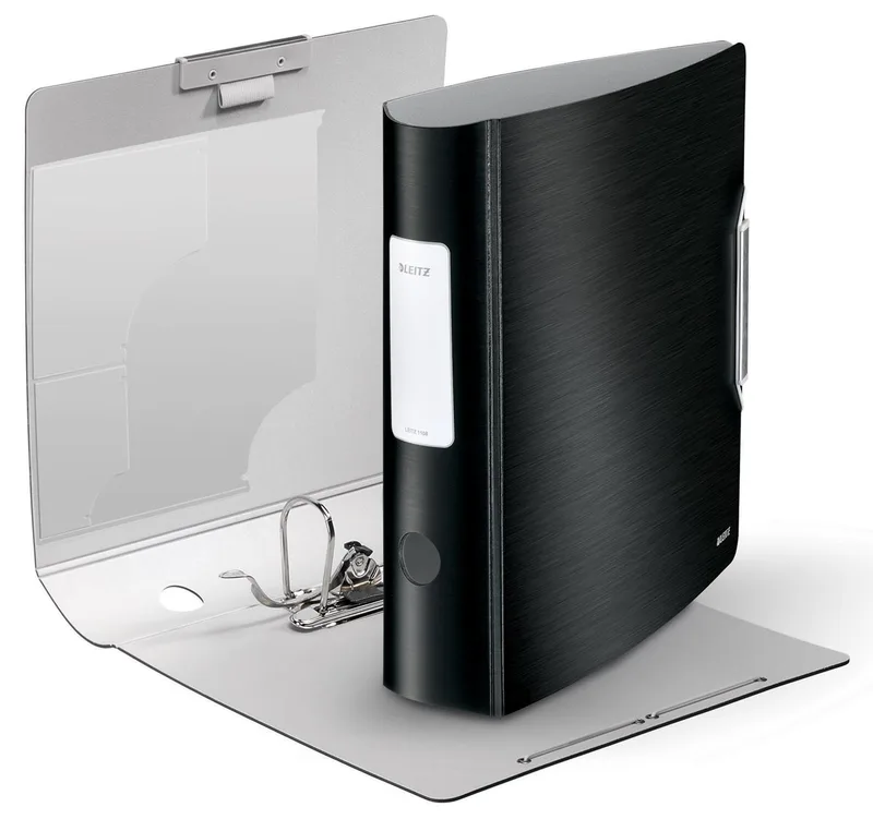 Ordner Active Style rug van 7,5 cm, satijnzwart från Leitz – produktbild
