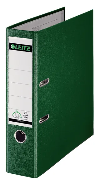 Ordner Leitz 1010 180° 80mm PP A4 groen van Leitz – productfoto 1 van 6