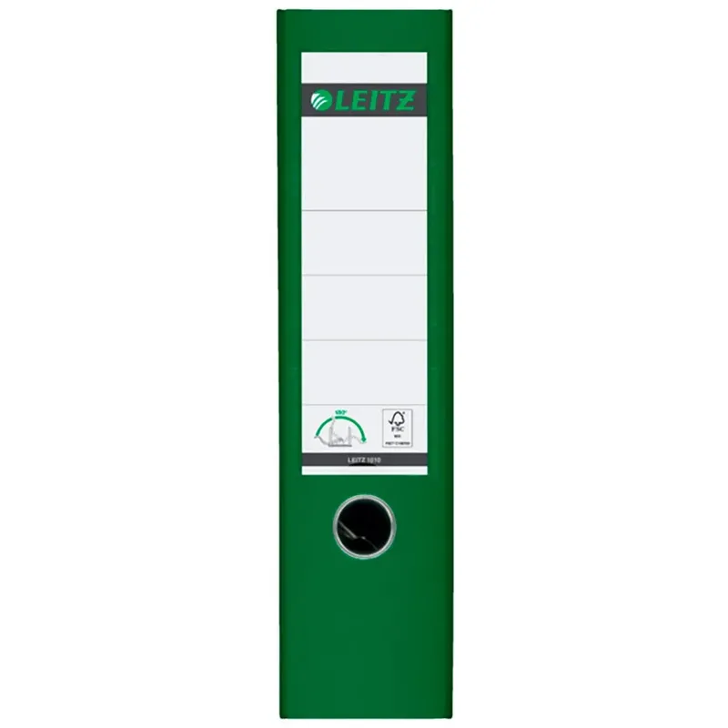 Ordner Leitz 1010 180° 80mm PP A4 groen van Leitz – productfoto 4 van 6