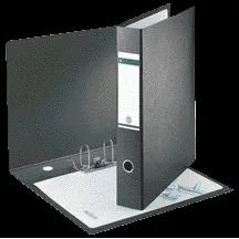 Ordner leitz 1072 180° 77mm karton a3 recht zwart | 2 stuks van Leitz – productfoto