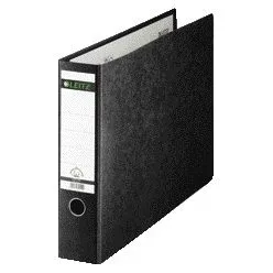 Ordner leitz 1073 180° 77mm karton a3 dwars zwart | 12 stuks de Leitz – photo produit