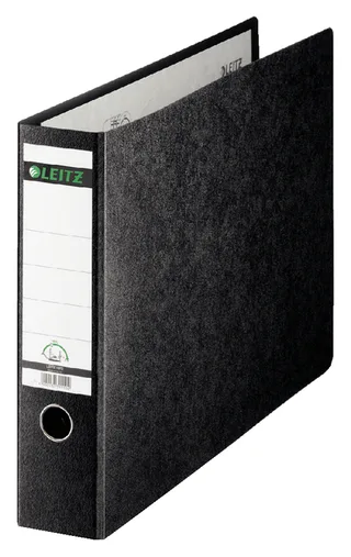 Ordner Leitz 1073 180° zonder sleuven en randbeschermers 77mm karton A3 dwars zwart de Leitz – photo produit 1 sur 2