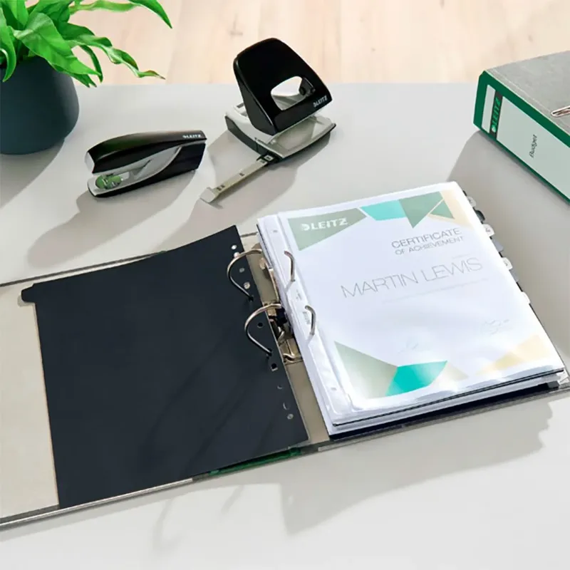 Ordner Leitz 1080 180° 80mm karton A4 groen by Leitz – product photo 3 of 6