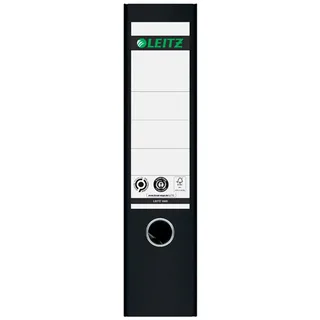 Ordner Leitz 1080 klassiek gewolkt 180° 80mm karton A4 zwart van Leitz – productfoto 4 van 6