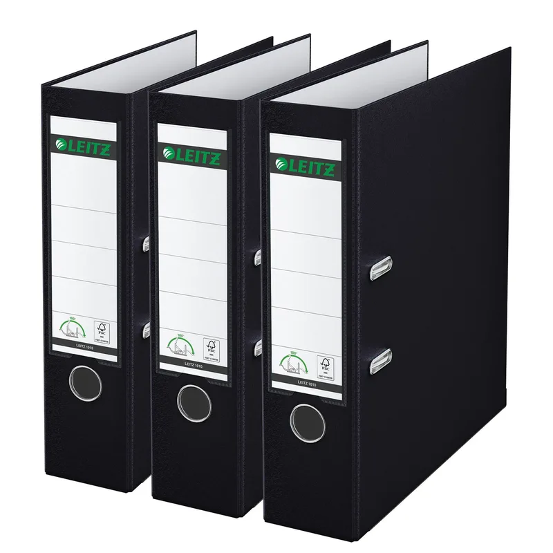 Ordner leitz 180° 1080 3 stuks zwart by Leitz – product photo