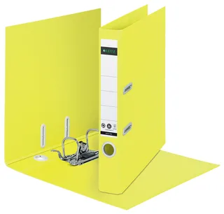 Ordner Leitz Recycle 180° 50mm karton A4 geel de Leitz – photo produit 1 sur 6
