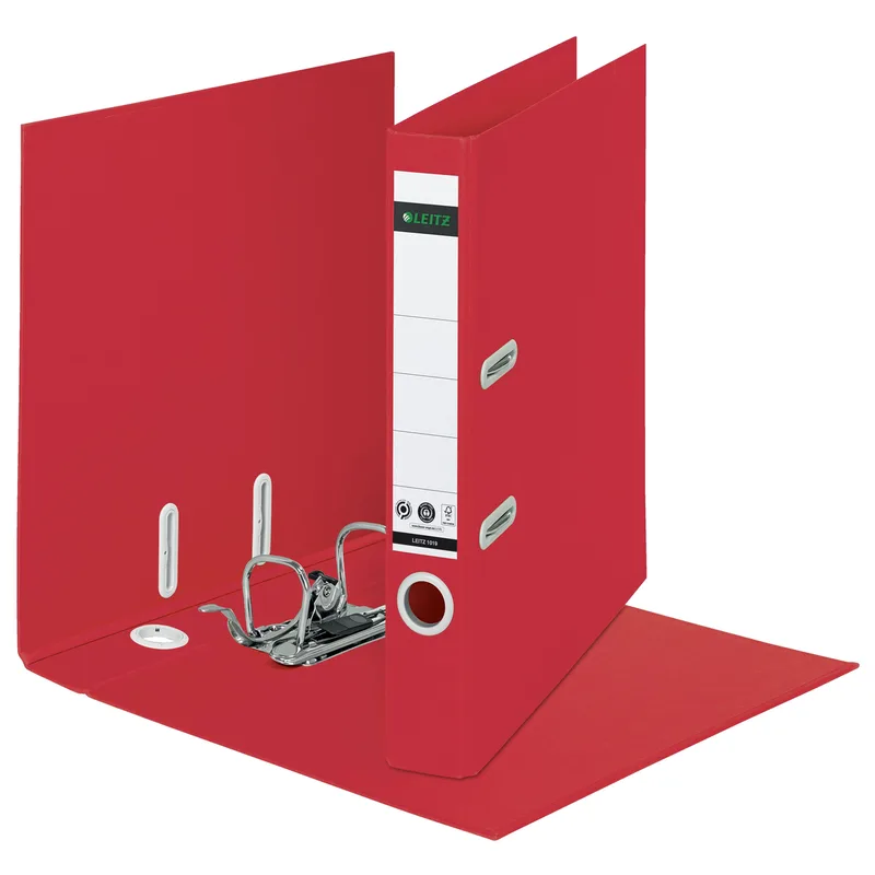 Ordner leitz recycle 180° 50mm rood | 10 stuks by Leitz – product photo