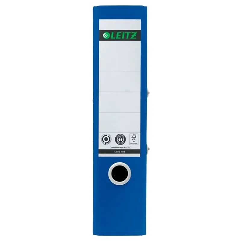 Ordner Leitz Recycle 180° 80mm karton A4 blauw by Leitz – product photo 4 of 6