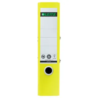 Ordner Leitz Recycle 180° 80mm karton A4 geel by Leitz – product photo 4 of 6