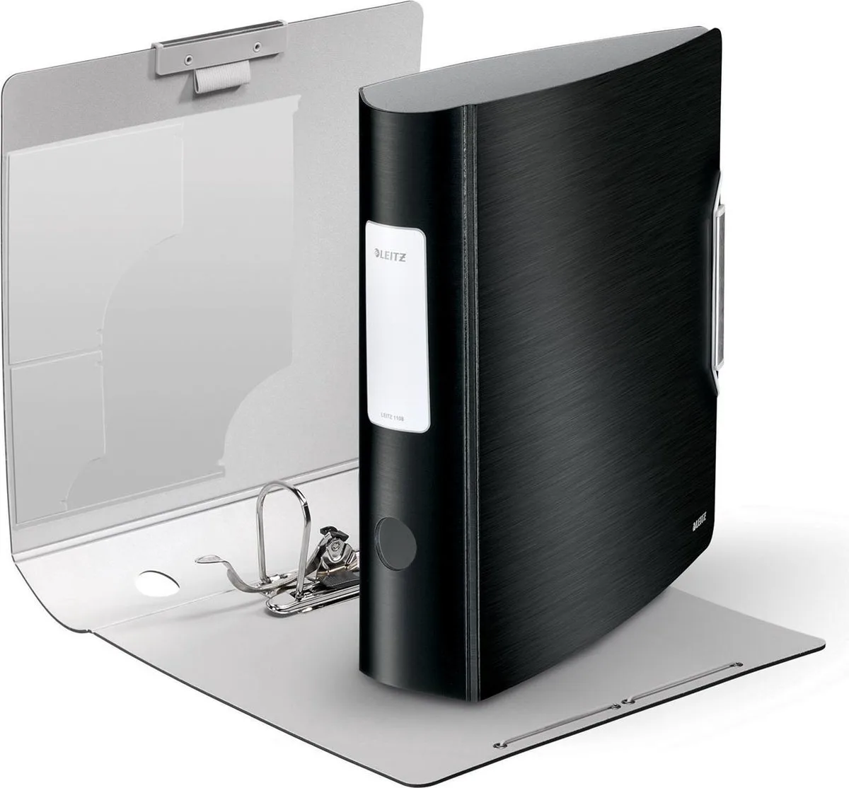 Ordner leitz style 1108 75mm - 5 stuks från Leitz i Satijnzwart – produktbild