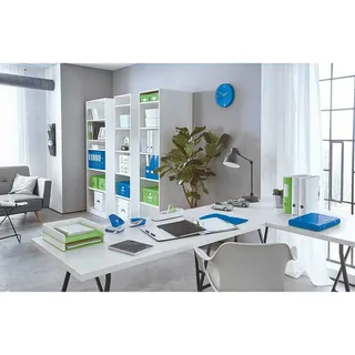 Ordner Leitz Wow 180° gelamineerd 80mm A4 blauw by Leitz – product photo 3 of 5