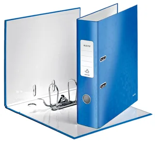 Ordner Leitz Wow 180° gelamineerd 80mm A4 blauw by Leitz – product photo 1 of 5