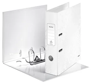 Ordner Leitz Wow 180° gelamineerd 80mm A4 wit van Leitz – productfoto 1 van 3