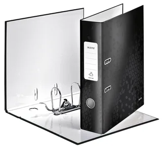 Ordner Leitz Wow 180° gelamineerd 80mm A4 zwart de Leitz – photo produit 1 sur 5