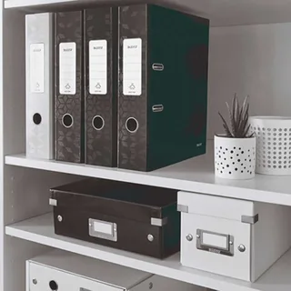 Ordner Leitz Wow 180° gelamineerd 80mm A4 zwart de Leitz – photo produit 4 sur 5