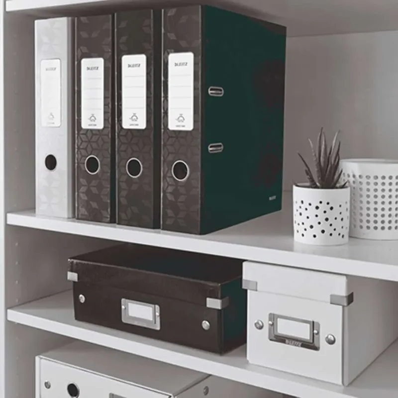 Ordner Leitz Wow 180° gelamineerd 80mm A4 zwart de Leitz – photo produit 4 sur 5