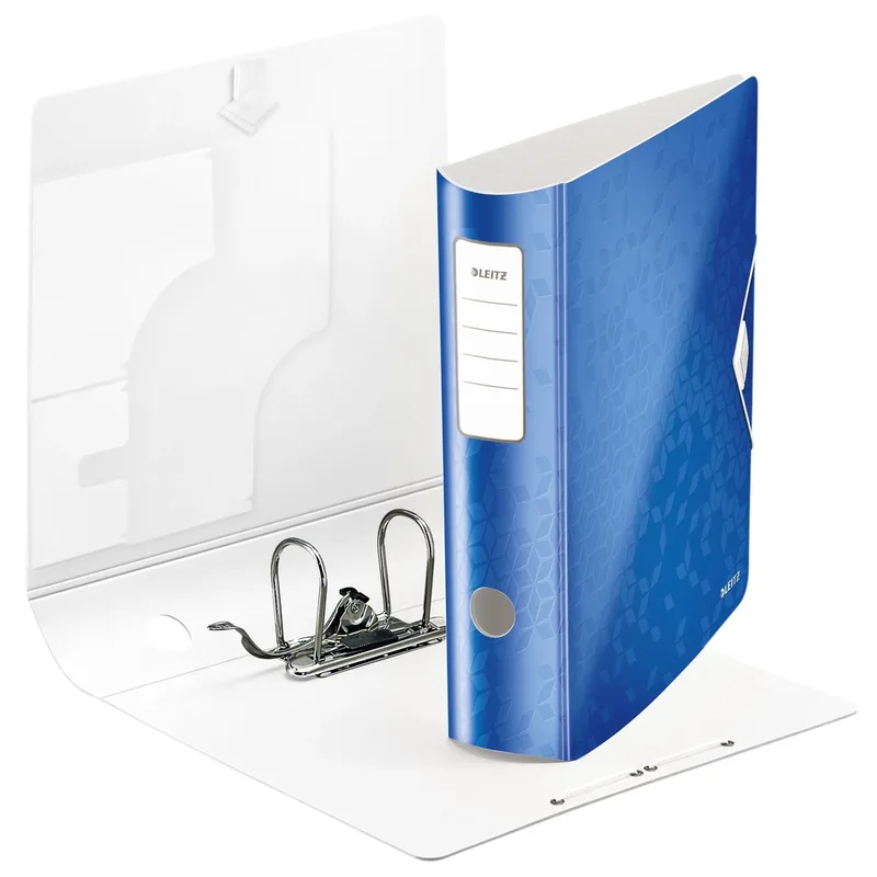 Ordner leitz wow active 180° 80mm pp a4 blauw | 10 stuks by Leitz – product photo