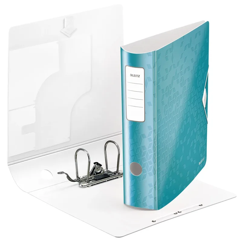 Ordner leitz wow active 180° 80mm pp a4 ijsblauw | 10 stuks by Leitz – product photo