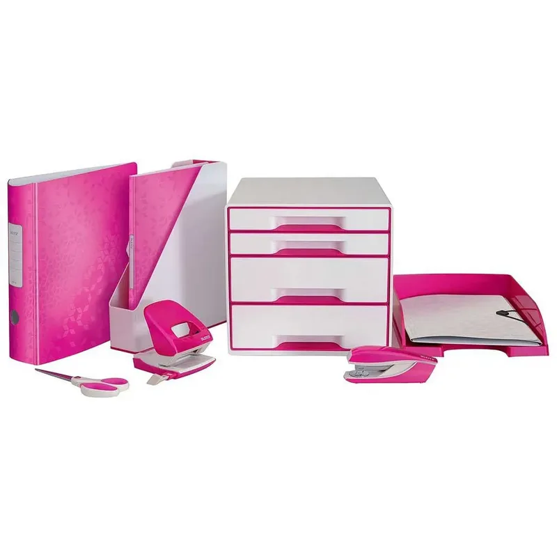 Ordner Leitz WOW active 180° 80mm PP A4 roze by Leitz – product photo 2 of 4