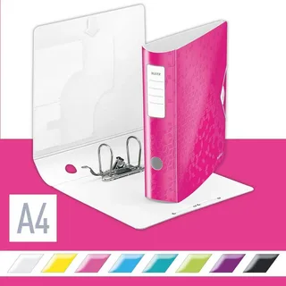 Ordner Leitz WOW active 180° 80mm PP A4 roze by Leitz – product photo 3 of 4
