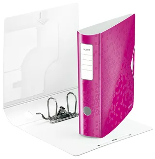 Ordner Leitz WOW active 180° 80mm PP A4 roze by Leitz – product photo 1 of 4