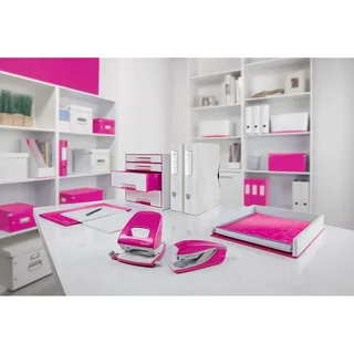 Ordner Leitz WOW active 180° 80mm PP A4 roze by Leitz – product photo 4 of 4