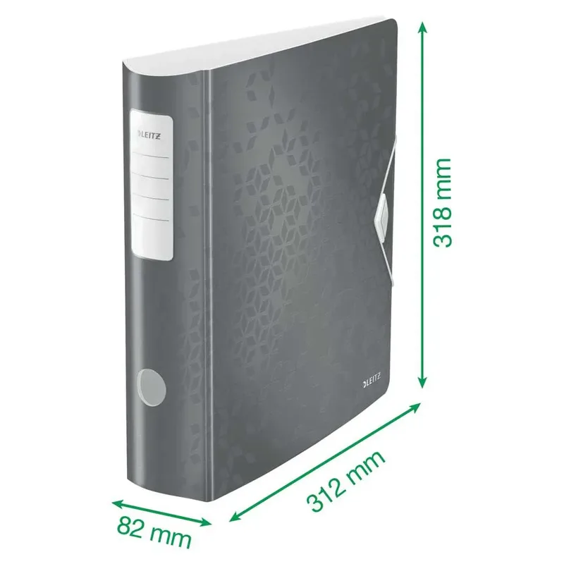 Ordner Leitz WOW active 180° 80mm PP A4 wit by Leitz – product photo 4 of 6