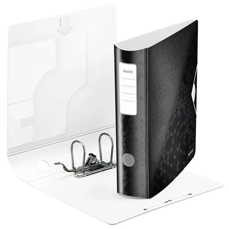 Ordner leitz wow active 180° 80mm pp a4 zwart | 10 stuks fra Leitz – produktbillede