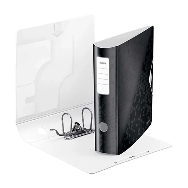 Ordner Leitz WOW active 180° 80mm PP A4 zwart by Leitz – product photo 2 of 5