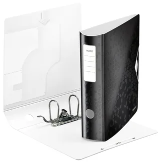 Ordner Leitz WOW active 180° 80mm PP A4 zwart by Leitz – product photo 1 of 5