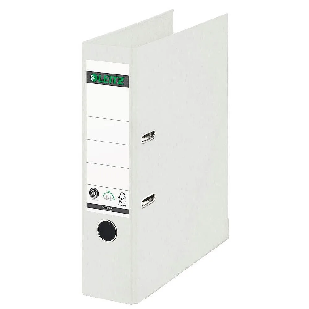 Ordner Rückenbreite 8 cm DIN A4 Karton weiß by Leitz – product photo