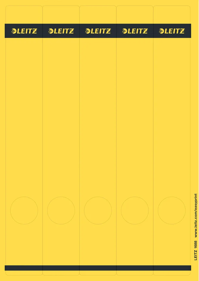 Ordnerrücken-Etikett, 39 x 285 mm, lang, schmal, rot från Leitz – produktbild